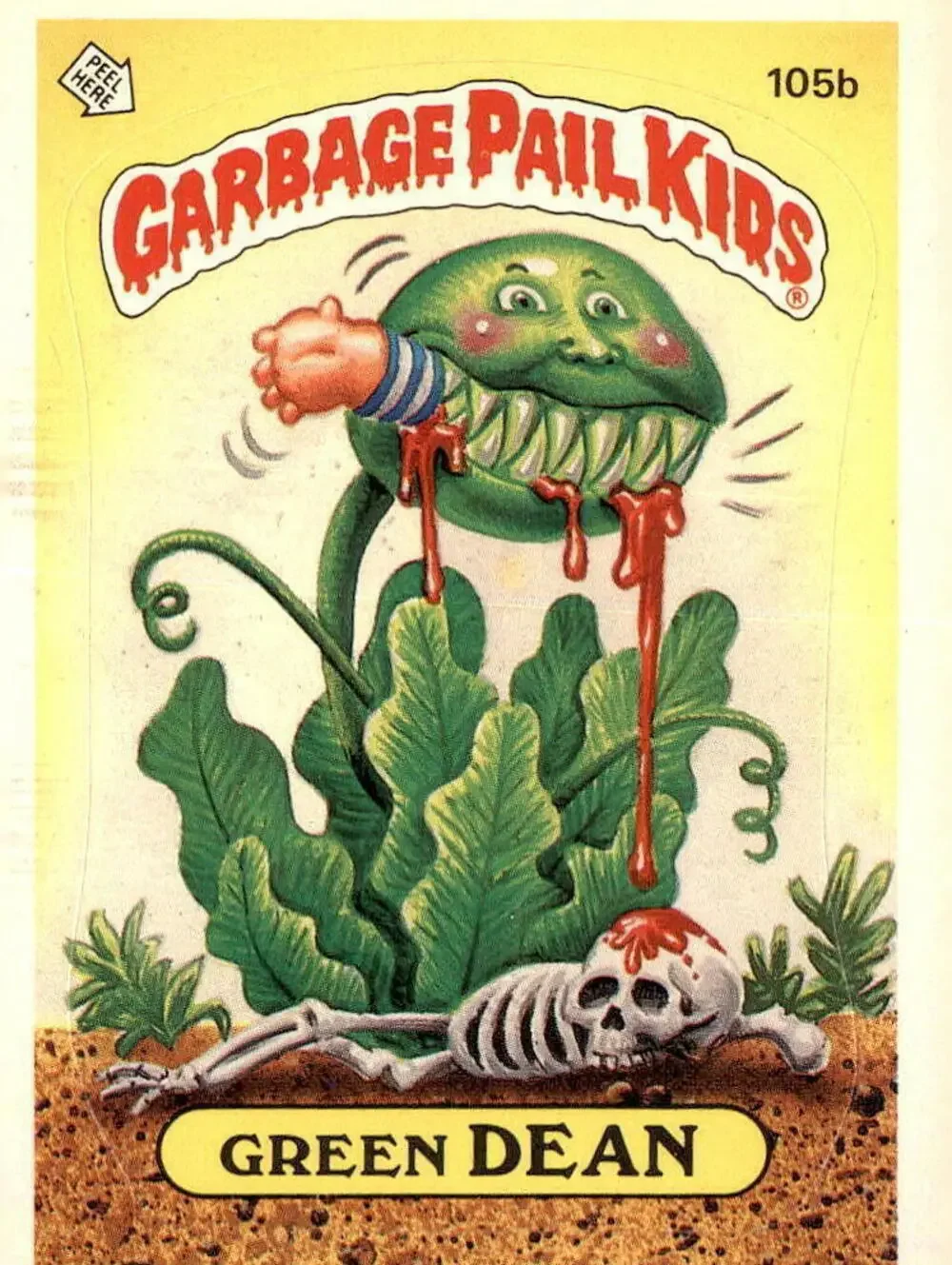 Garbage Pail Kids Card Set - Green Dean & Neighbor